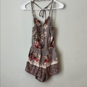 Angie Multicolor Floral Romper